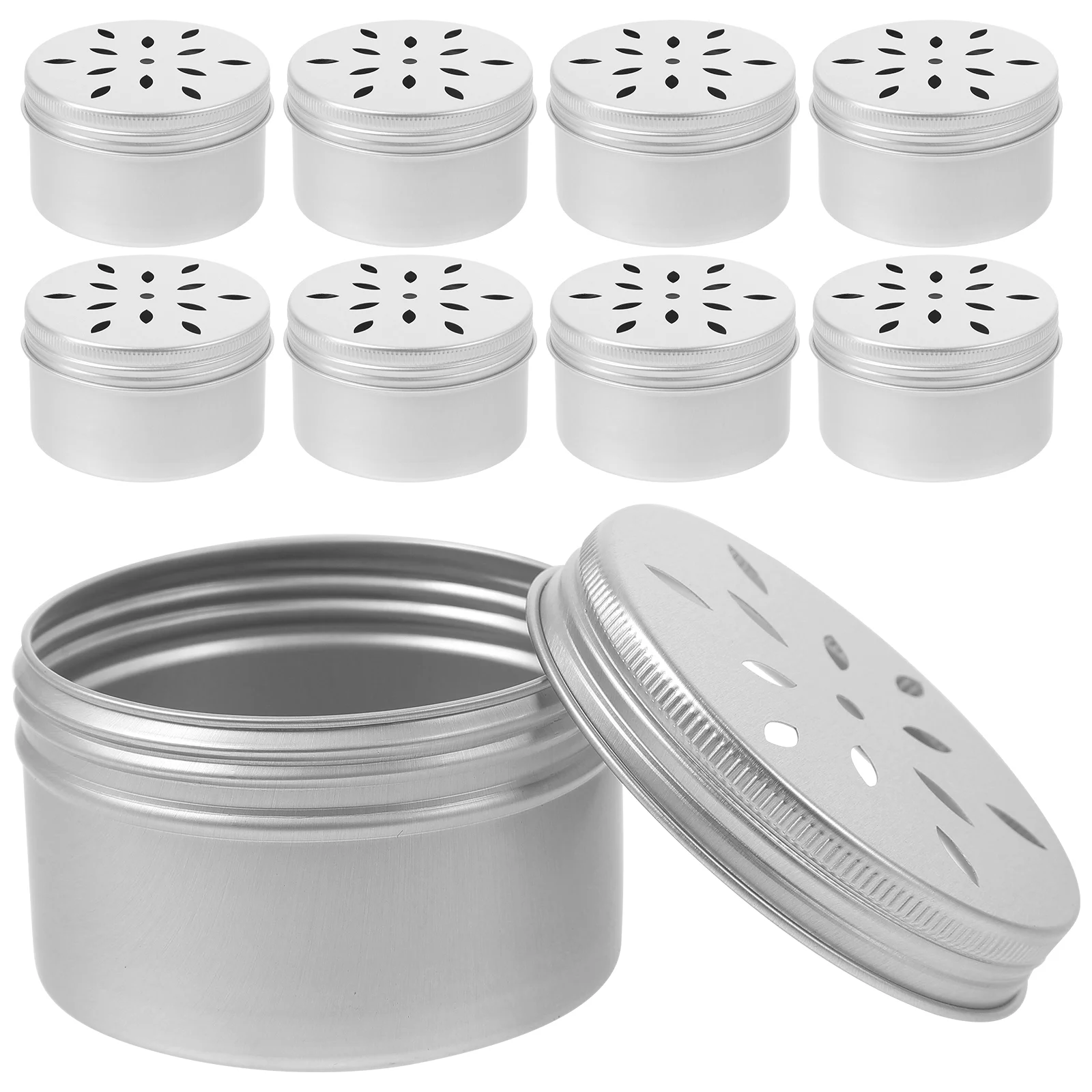 10 Pcs Dog Scent Training Accessory Metal Tins with Lids Keep Warm Case Sweater Tool Aluminum Odor Sniffle for Dogs