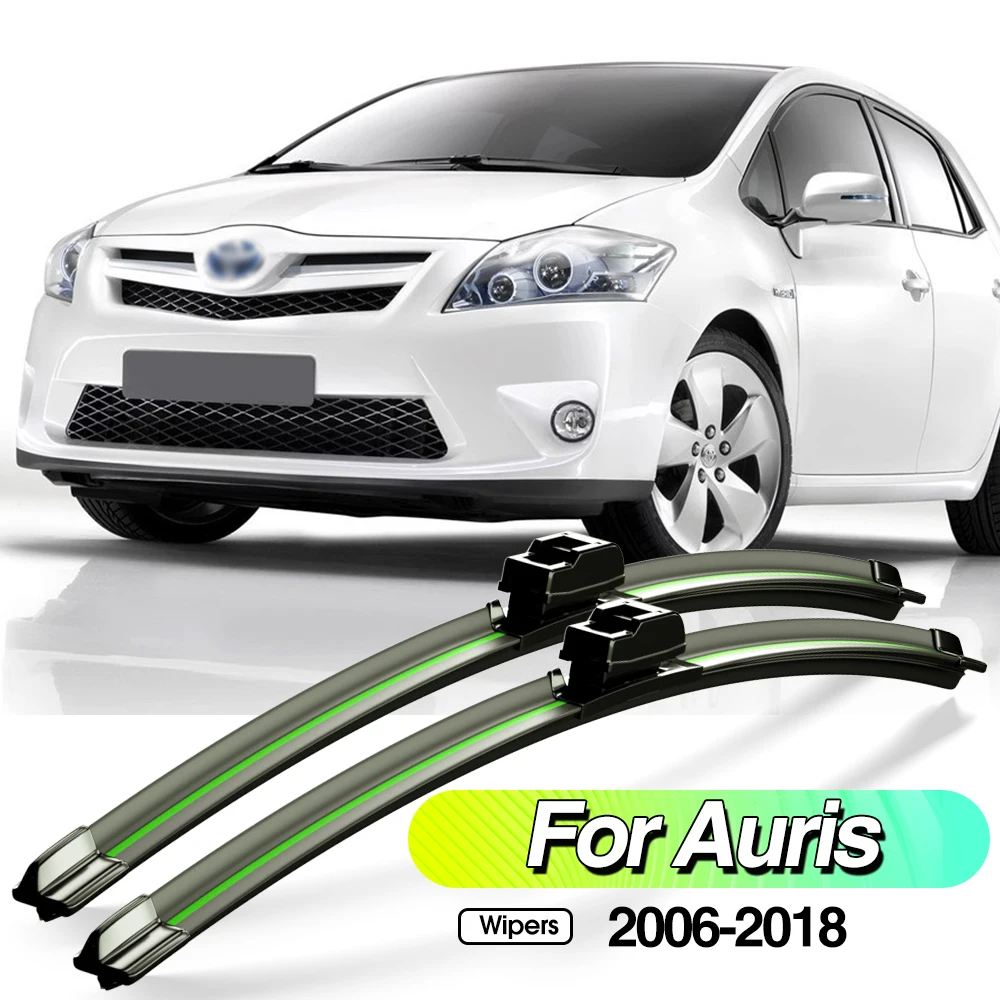 

For Toyota Auris 2006-2018 2pcs Front Windshield Wiper Blades Windscreen Window Accessories 2007 2008 2009 2010 2012 2014 2017