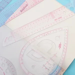Multifunktionaler französischer Kurve Herrscher, weicher Kunststoff, Patchwork, Messung, Nähen, Zeichenmodell, Kunsthandwerk, Nähwerkzeuge 8 Hauptverkaufsregua -Modellierung - №2