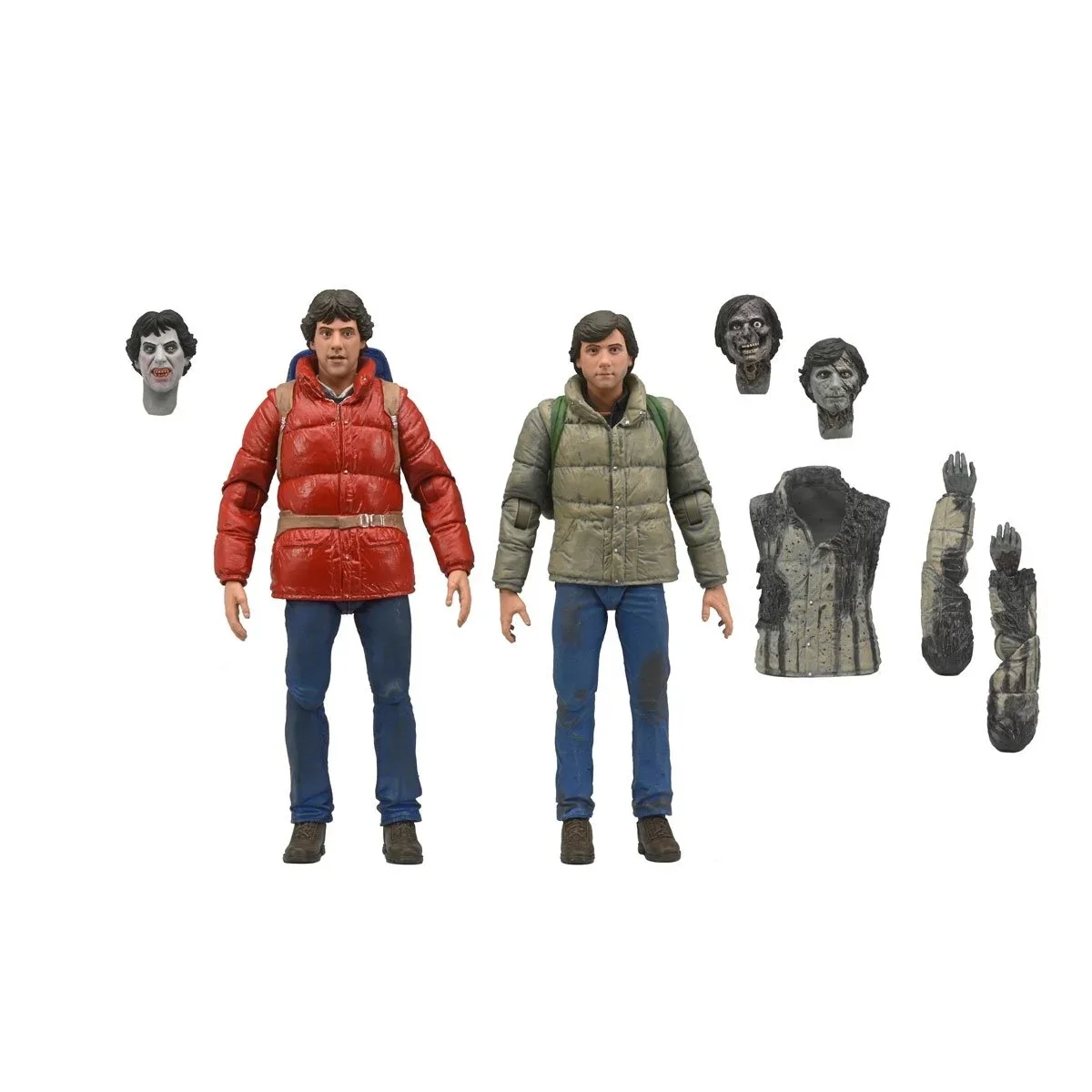 In Stock Neca 04949 David Jack 2-Pack An American Werewolf In London Anime Action Figure Doll Model Toy Christmas Birthday Gifts