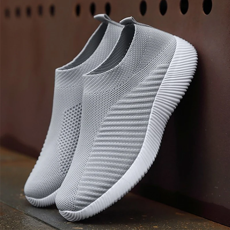أحذية نسائية صيفية أحذية رياضية شبكية أحذية بدون كعب للسيدات بلون سادة للمشي في الهواء الطلق خفيفة الوزن منخفضة مقاس كبير 36-42 #2