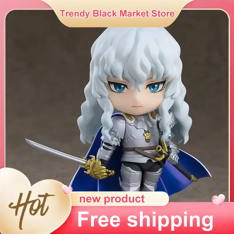 Berserk Griffith 2544 Q Version Articulated Action Figure With Interchangeable Faces Anime Collectible Model For Anime Fans view 2