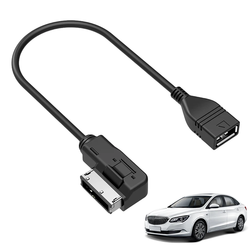 

AMI MMI USB AUX Cable Audio AUX Adapter Data Wire Music MDI MMI AMI To USB Female Interface for VW for Audi A6L Q5 Q7 A8 S5