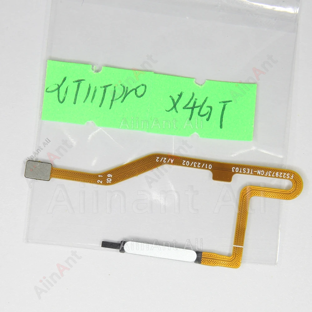 Side Power Button Touch ID Fingerprint Sensor Finger Scanner Flex Cable For Xiaomi Redmi Note 11 11s 12s  11E 11T Pro 4G 5G