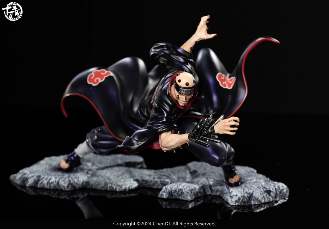 15.5Cm Resin Gk Naruto Combat Posture Pain Anime Action Figure Collectible Ornament Model Garage Kit Statue Toys Gift