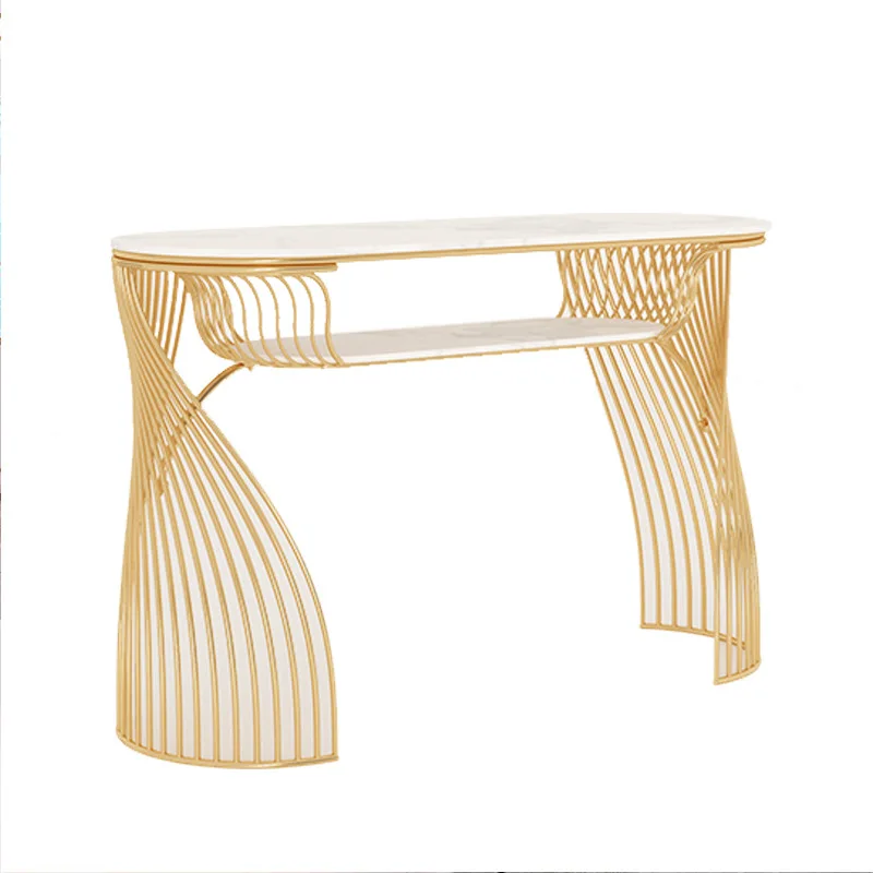 Nordic ins Internet celebrity manicure table and chair set single double double manicure table simple modern color manicure