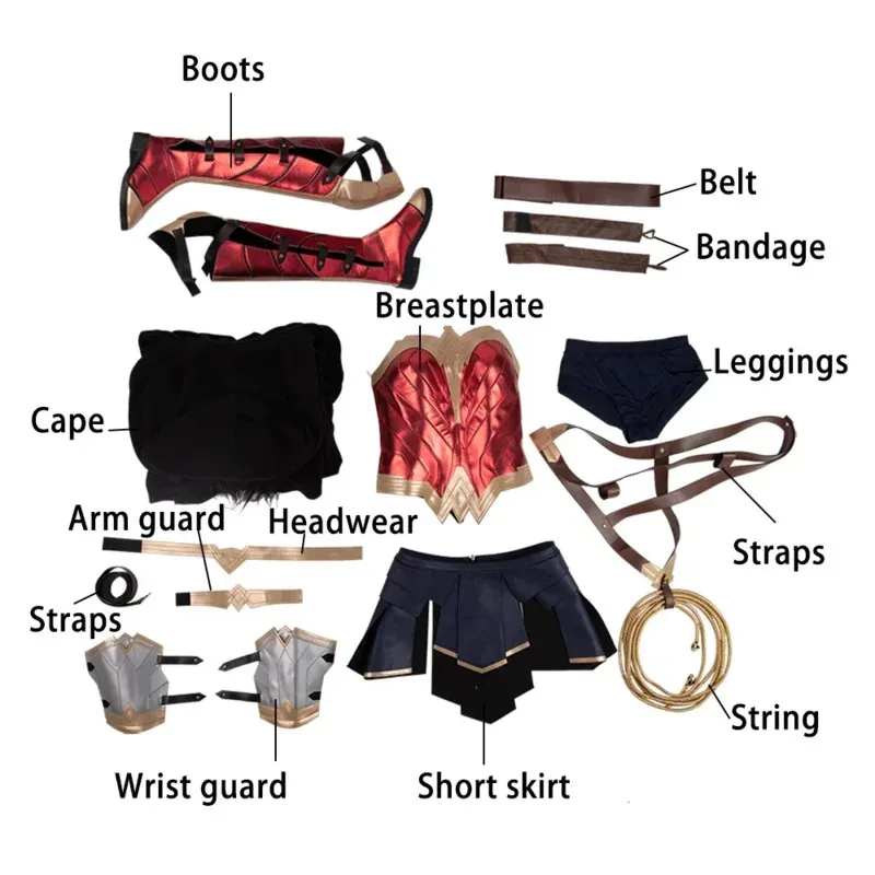 Sky02 MMGG رائع تأثيري ديانا برينس تيار مستمر خارقة الدعاوى هالوين زي لفتاة حفلة تنكرية الزي مخصص Made88Li #