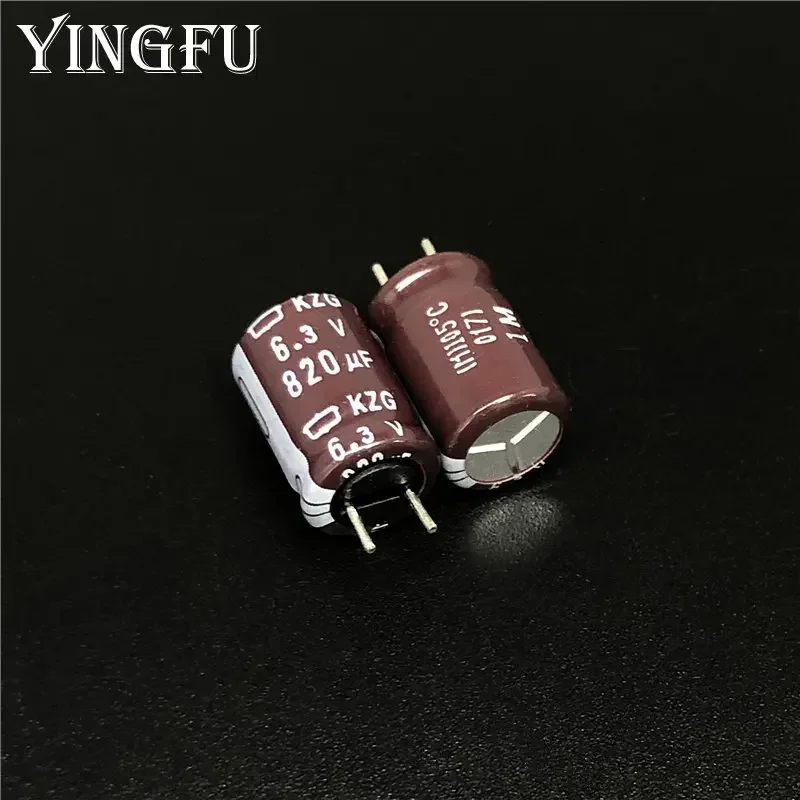 10Pcs/100Pcs Nippon Chemi-con NCC KZG 8x12mm Super Low ESR 6.3V820uF Motherboard Aluminum Electrolytic Capacitor