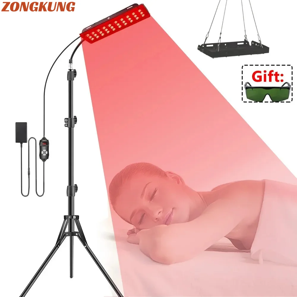 

Red&Near Infrared Light 660&850nm,Relieve Fatigue Muscle Relaxation for Back,Shoulders,Knees Adjustable Height Bracket Timing.