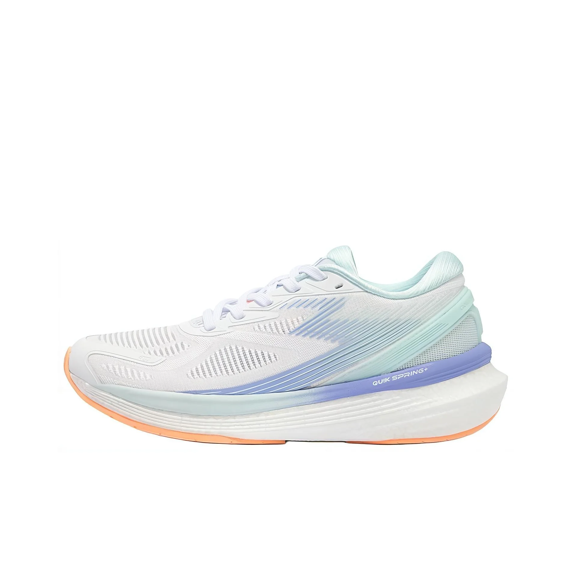 361 Spire 2 Cushioning Breathable Low top Training Running Shoes Women's White Blue 682422211361/