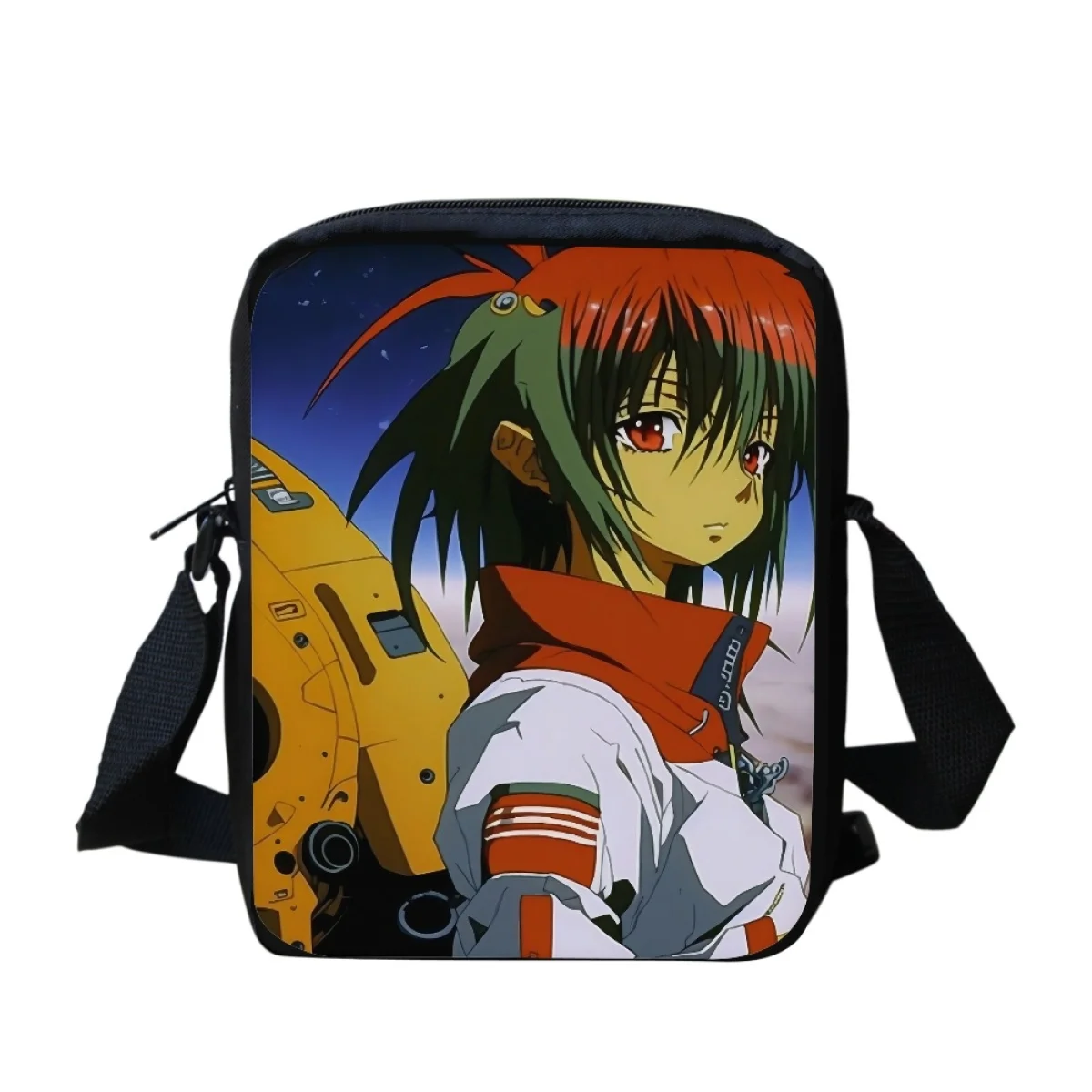 Klassische Anime Drucken Satchel Bolsas Für Jungen Mädchen Casual Fashion Messenger Tasche Für Schule Frau Mann Hochwertigen Crossbody-tasche