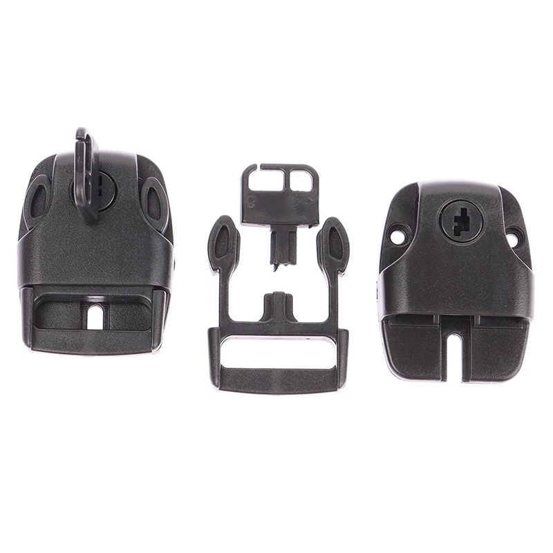 4PCS Spa Hot Tub Cover Broken Latch Repair Kit Clip Lock Plastic 26mm For 1inch Wide Straps With Key And Hardware