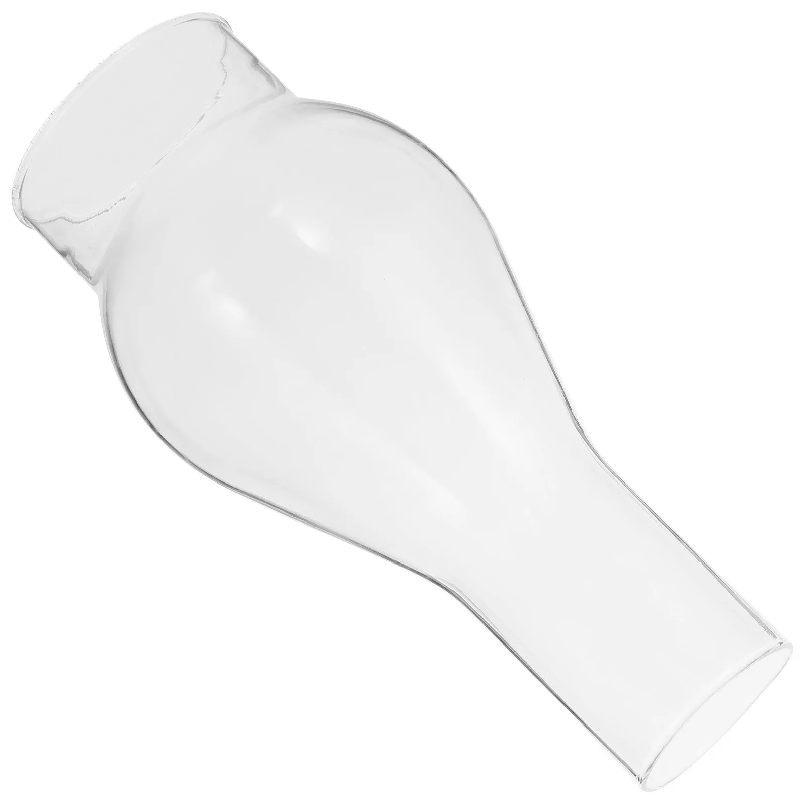 

Clear Glass Oil Lamp Chimney for Lamps Vintage Lamp Shade Replacement Windproof Soft Light Diffusing Decorative