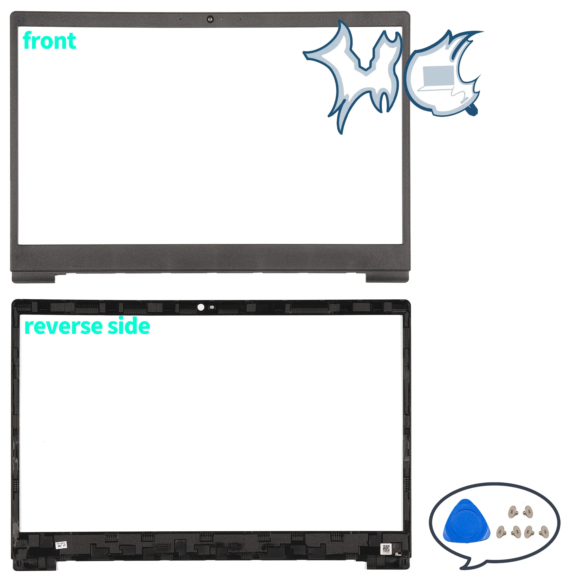 Imagem -03 - Caixa do Portátil para Ideapad Tampa Traseira Moldura Inferior Lcd S14515 340c-15 S145-15iwl S145-15iil S145-15api S145-15igm Case da