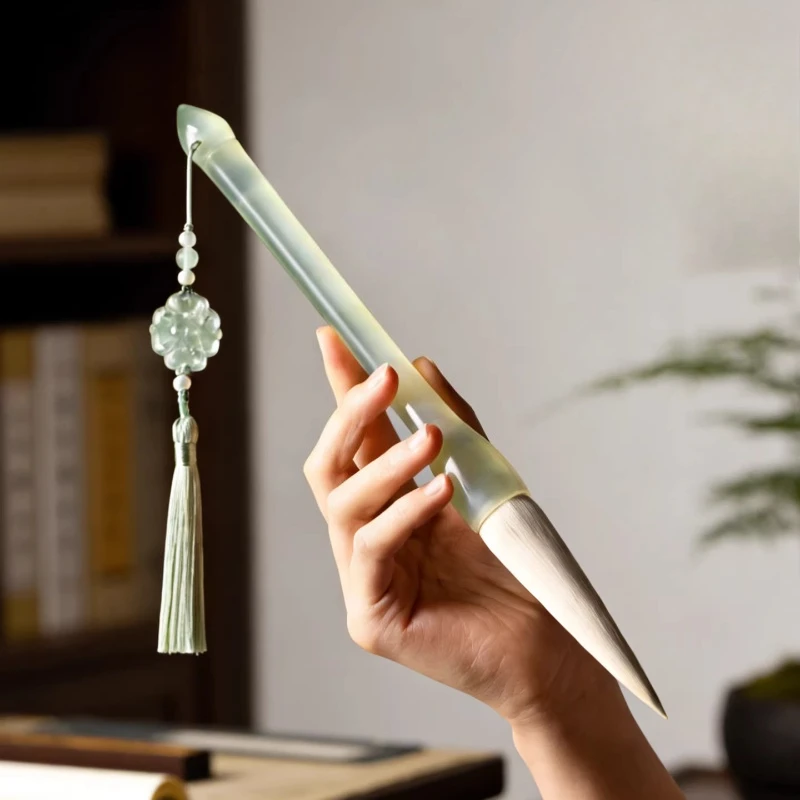Dedicated beginners Fuzi writing couplets soft pen calligraphy