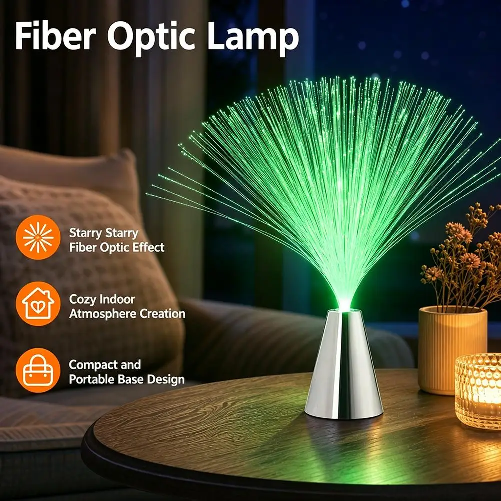 LED Fiber Optic Lamp Multicolor Star Sky Light For Holiday Wedding Centerpiece Optic Fiber LED Night Lighting Decor lamp