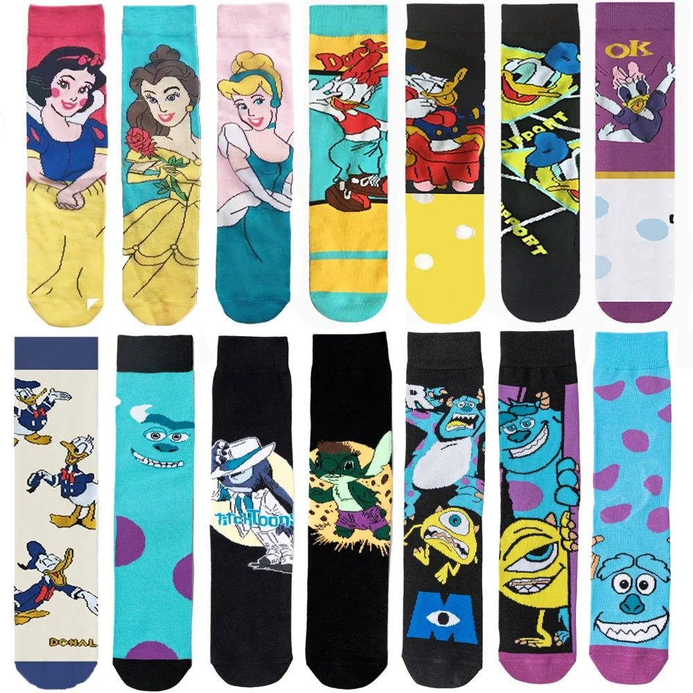 

2025 New Funny Street Theater Cartoon Movie Female Cotton Socks Male Cosplay Crew Personalized Hip Hop Socks Soken