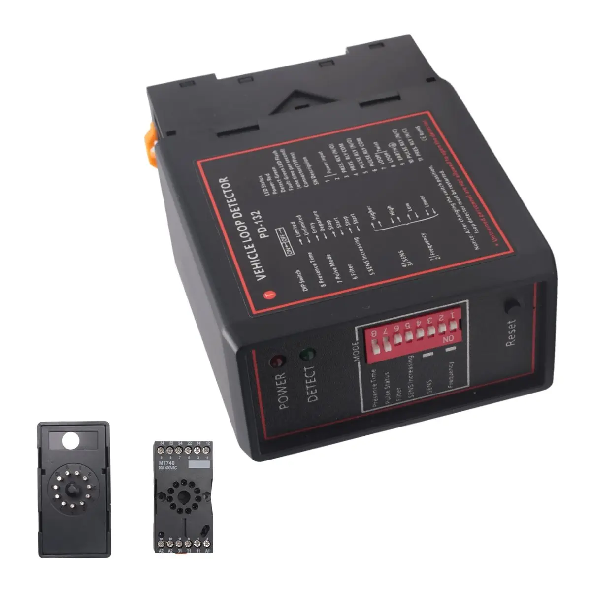 a60i]-pd132-single-channel-inductive-vehicle-loop-detector-for-car-parking-lot-vehicle-loop-detector-english-version