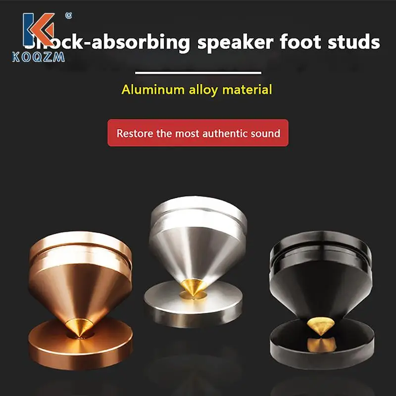 1Set Speaker Loudspeaker Spikes Stand Feet Audio Speaker Repair Parts Turntable Stand Shock Absorber Pin Nails And Pads