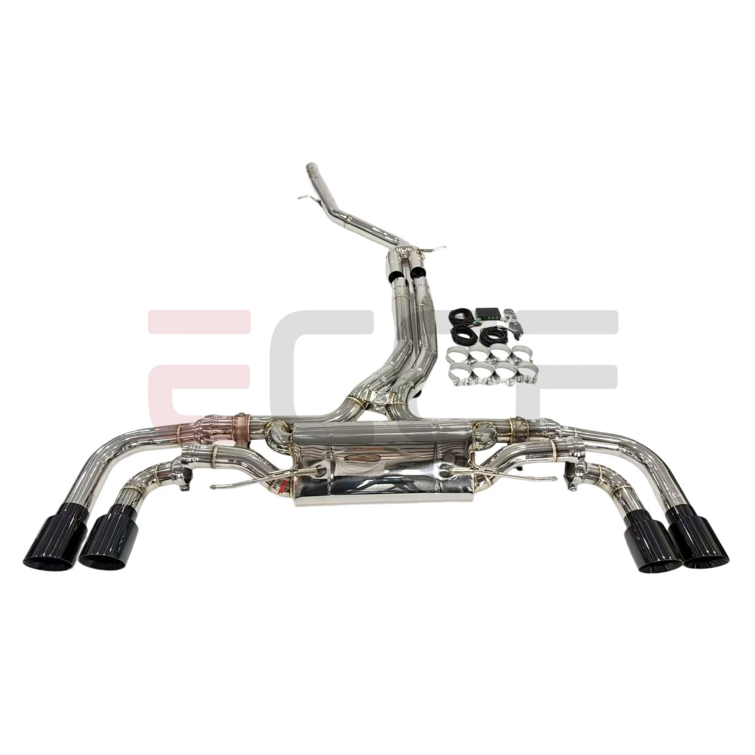 Sporty Stainless steel Catback exhaust Single-pipe design FOR Audi Q8 3.0T Aggressive Sound Plug and Play Performance Upgrade