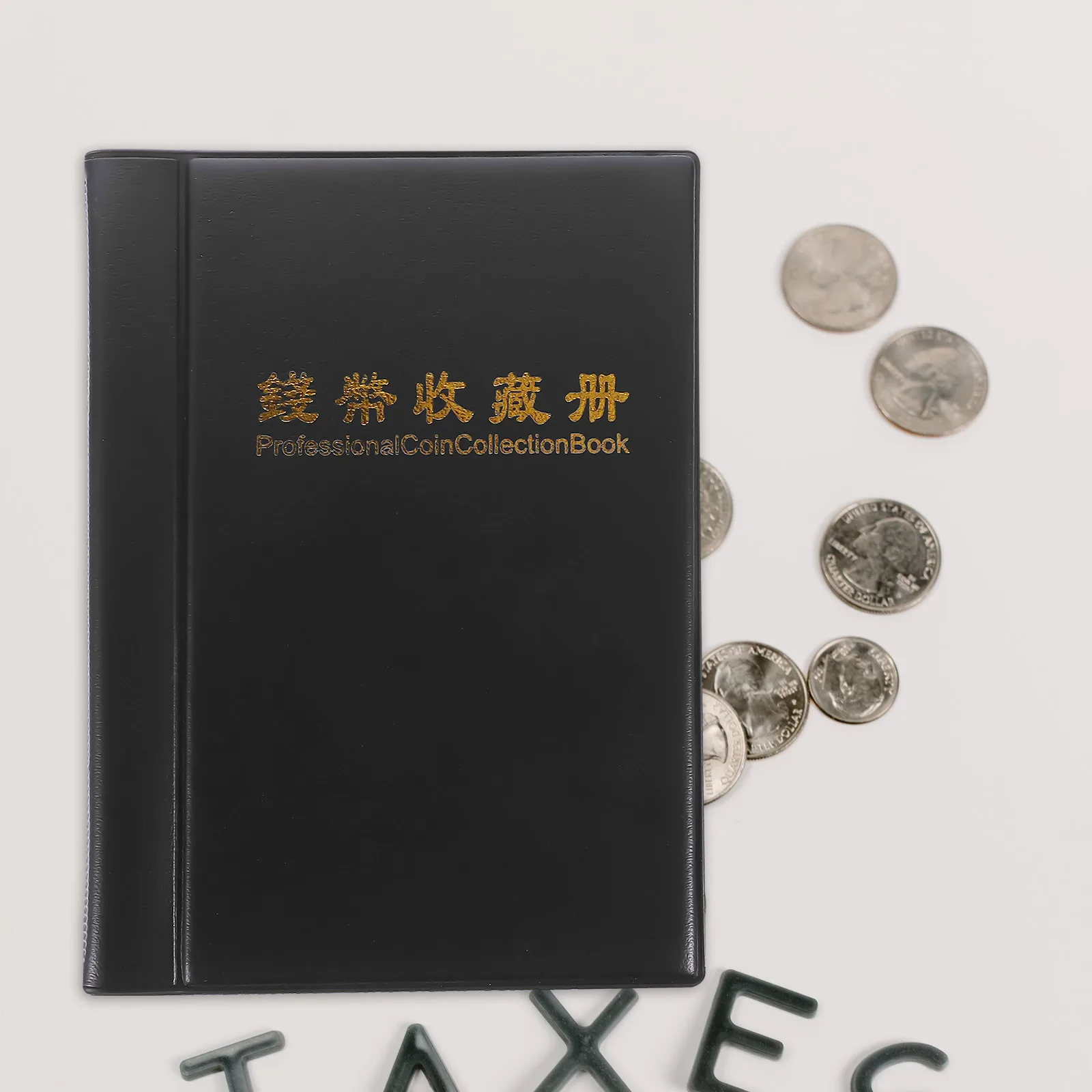 

Silver Coin Collection Album Premium Quality Transparent Pages for Easy Viewing Coin Storage Organizer Book for Collectors