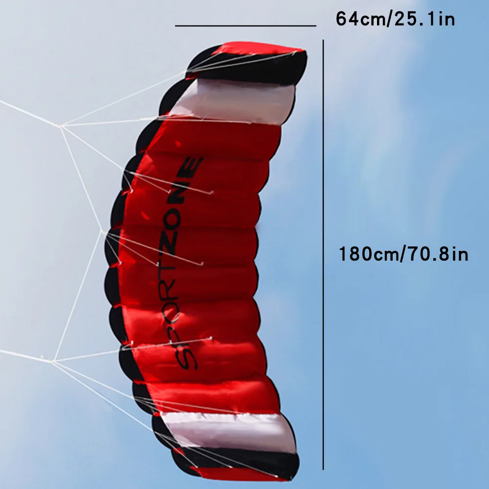 Double Line Stunt Kite 1.8m Double Line Soft Power Umbrella Double Line Stunt Weifang Kite Birthday Gift