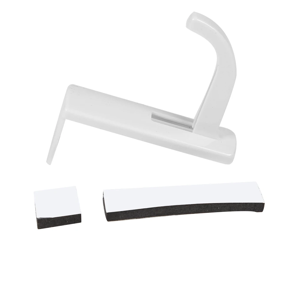 Headphone Headset Hanger Plastic PC Monitor Earphone Display Rack Hook Portable Headphone Holder Hanger for Home Office Gamer