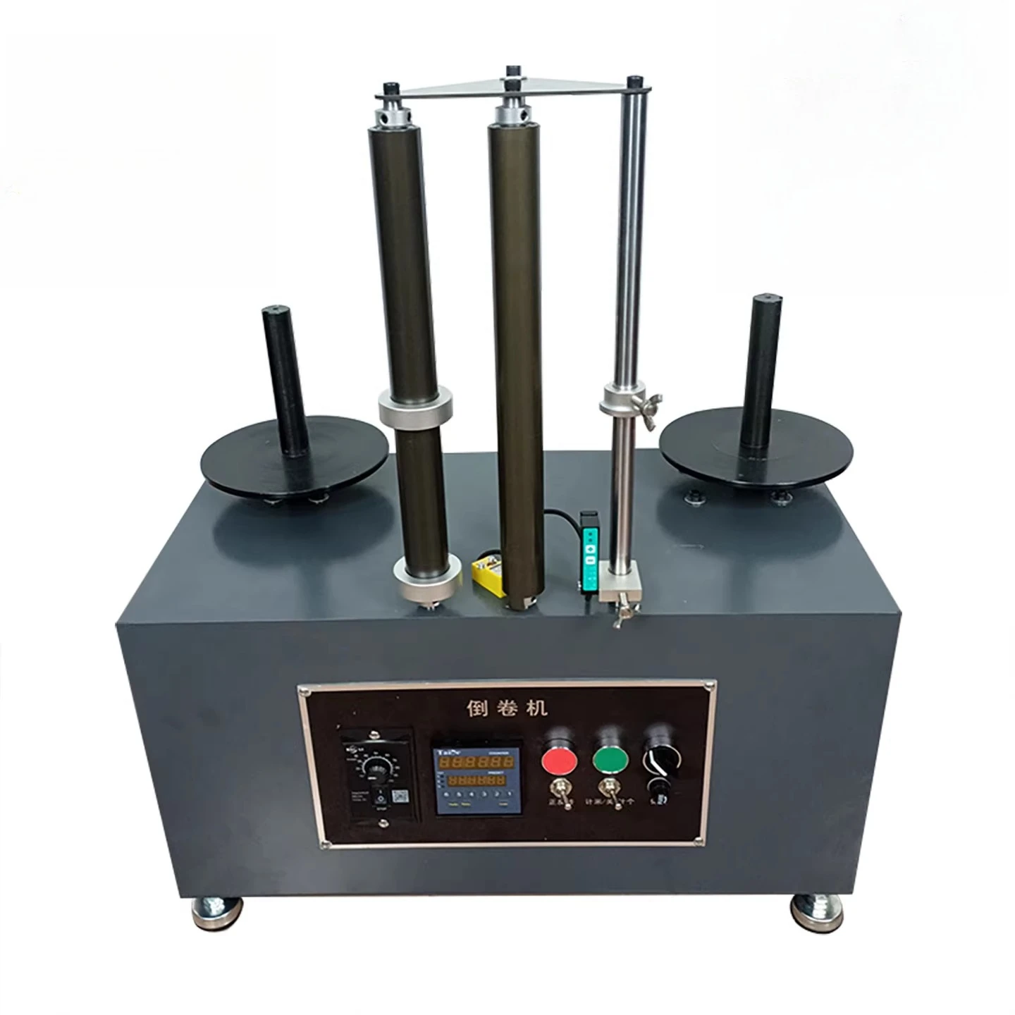 Automatic label printing machine rewinding machine meter counting barcode film feeder