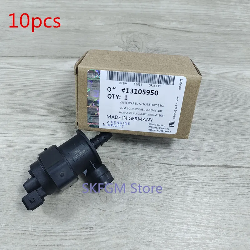 

10PCS Canister Purge Solenoid Valve For GM Chevrolet Aveo Cruze Opel Astra Vectra Vauxhall Zafira Meriva Mokka 13105950 13110330