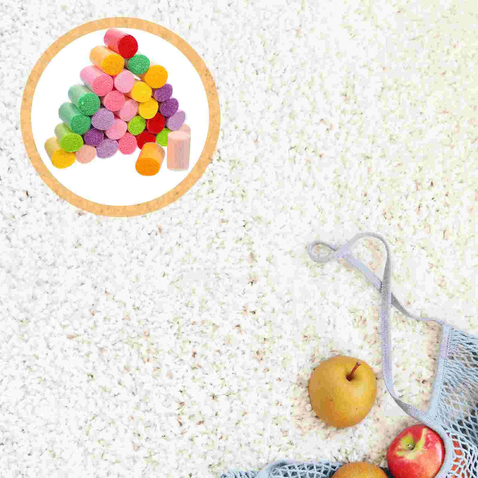 

30 Pcs Segment Embroidery Yarn Acrylic Wool Cotton Muslin Blanket DIY Knitted Craft Handcraft Embroidered Knitting