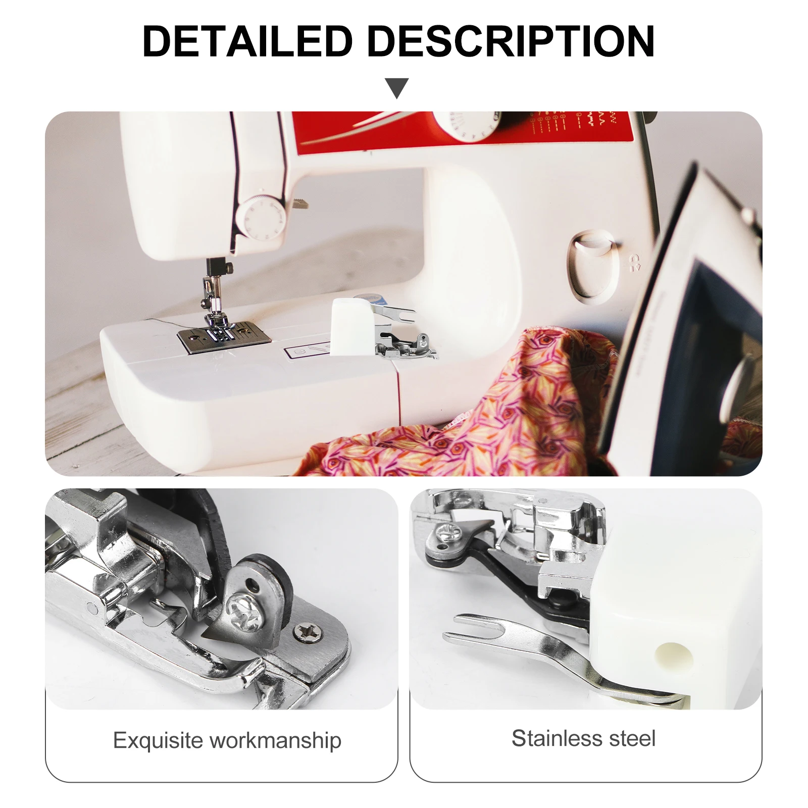 

Electric Sewing Machine Presser Foot Accessories Side Cutter Cutters Overcoat for