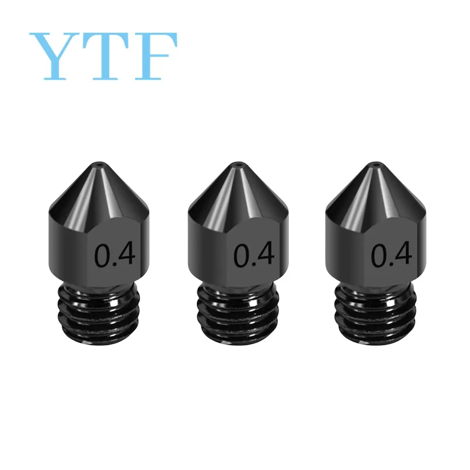 MK7 MK8 Nozzle Super Hard Steel Mold Steel Corrosion-Resistant Extruder Threaded 1.75mm 3D Printer