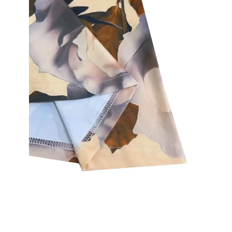 Nieuwe grensoverschrijdende zomer nieuwe retro veelzijdige mode bloemenprint dameskleding grensoverschrijdend