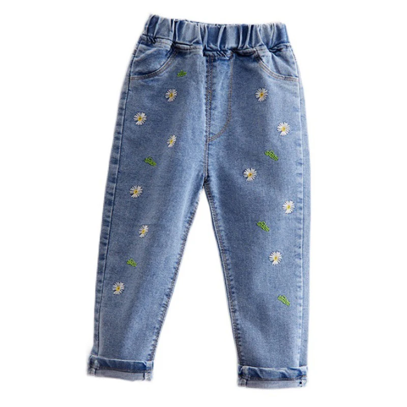 IENENS-ropa informal para bebés y niñas, pantalones vaqueros para niños pequeños, 1, 2, 3, 4, 5, 6 y 7 años