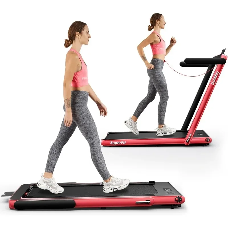 Versand kostenfrei. goplus 2 in 1 klappbares Laufband, 2,25 PS Super fit unter Schreibtisch, installation sfrei mit Fernbedienung, App-Steuerung an