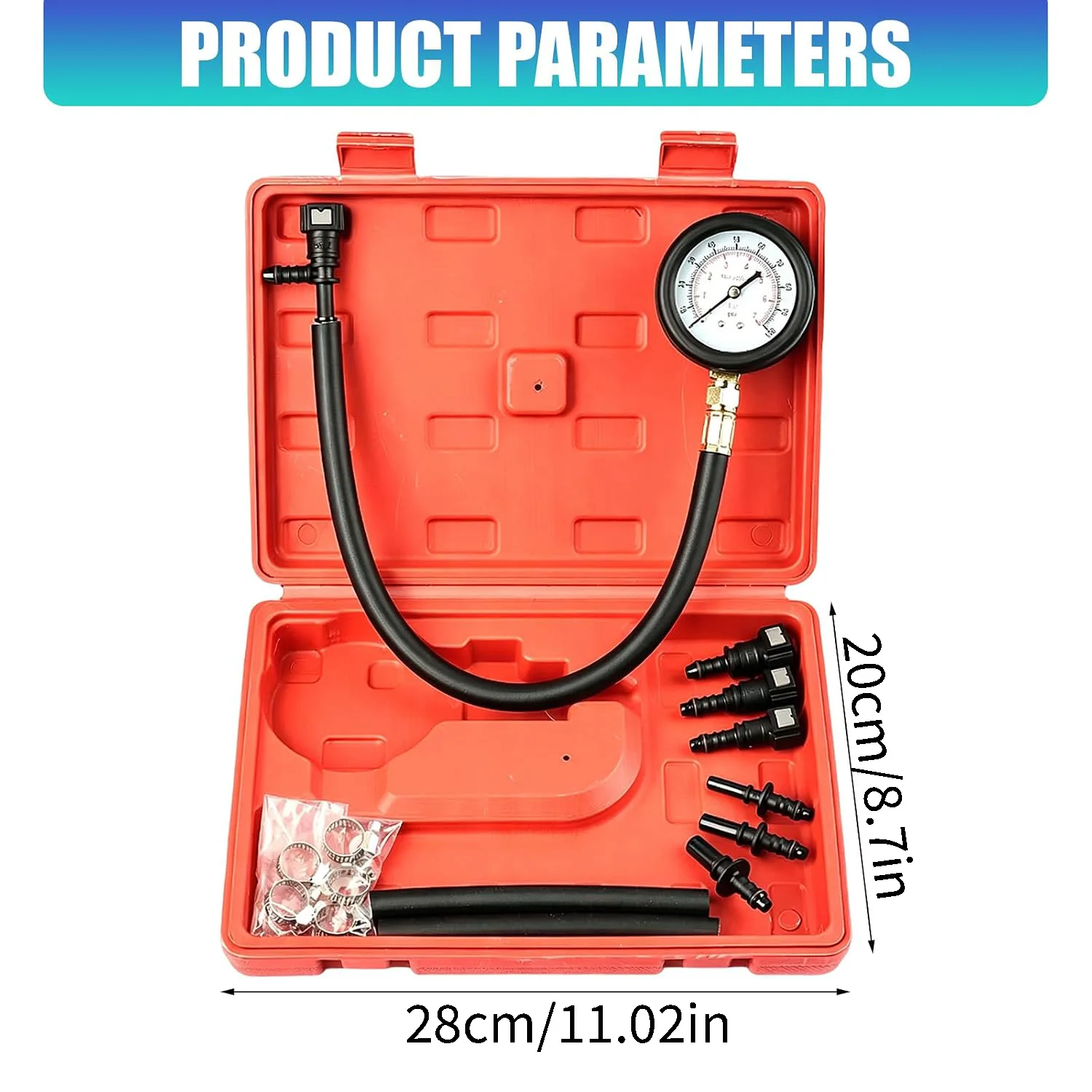 otive Cylinder Compression Tester Set - Quick Engine Analysis for Home & Roadside Use
