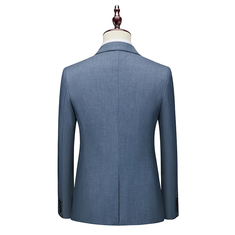 حجم كبير M-XXXXXXL الرجال سليم صالح السترة بلون الشق التلبيب كم طويل كبير وطويل ملابس رسمية البدلة سترة لخريف 6XL