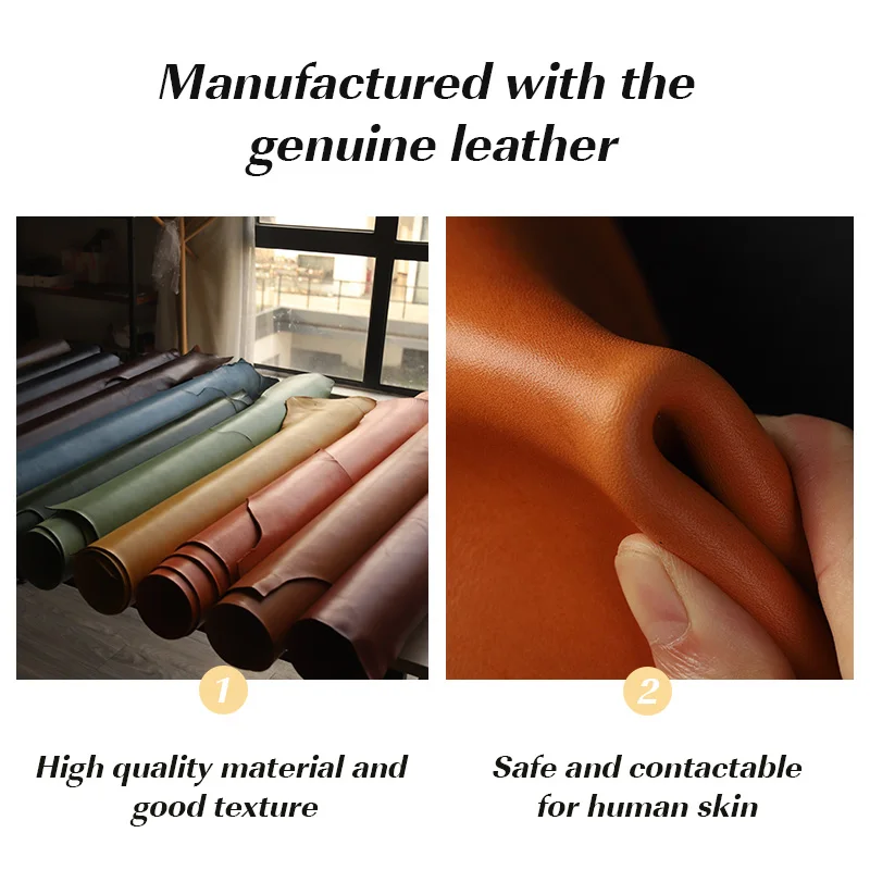 CRAZYSMITH Genuine Leather Bag Strap for LV Pochette Accessories Bags Handbag Adjustable Replacement Crossbody Shoulder Straps