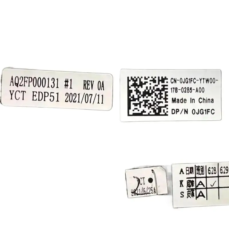 ZWF WKJ 0JG1FC JG1FC New Keyboard Cover Palmrest Upper Lid Case For XPS 15 9570 7590 Precision 5530 5540