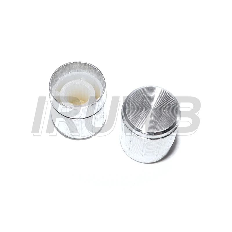 15PCS WH148 Potentiometer knob cap kit 15x17MM Adjustable Metal Knob Cap, Audio Knob Cap for Sound System Volume Speed Control