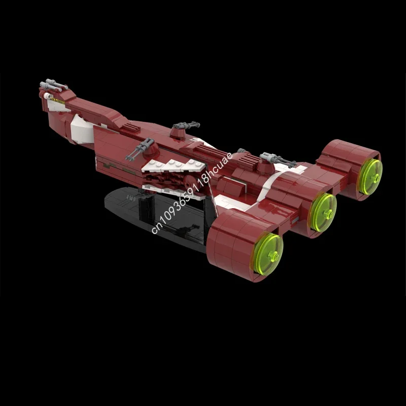666pcs MOC Republic Frigate Star Battle Building Blocks Christmas Gift Causation-based cognitive toys Parent Child Interactive