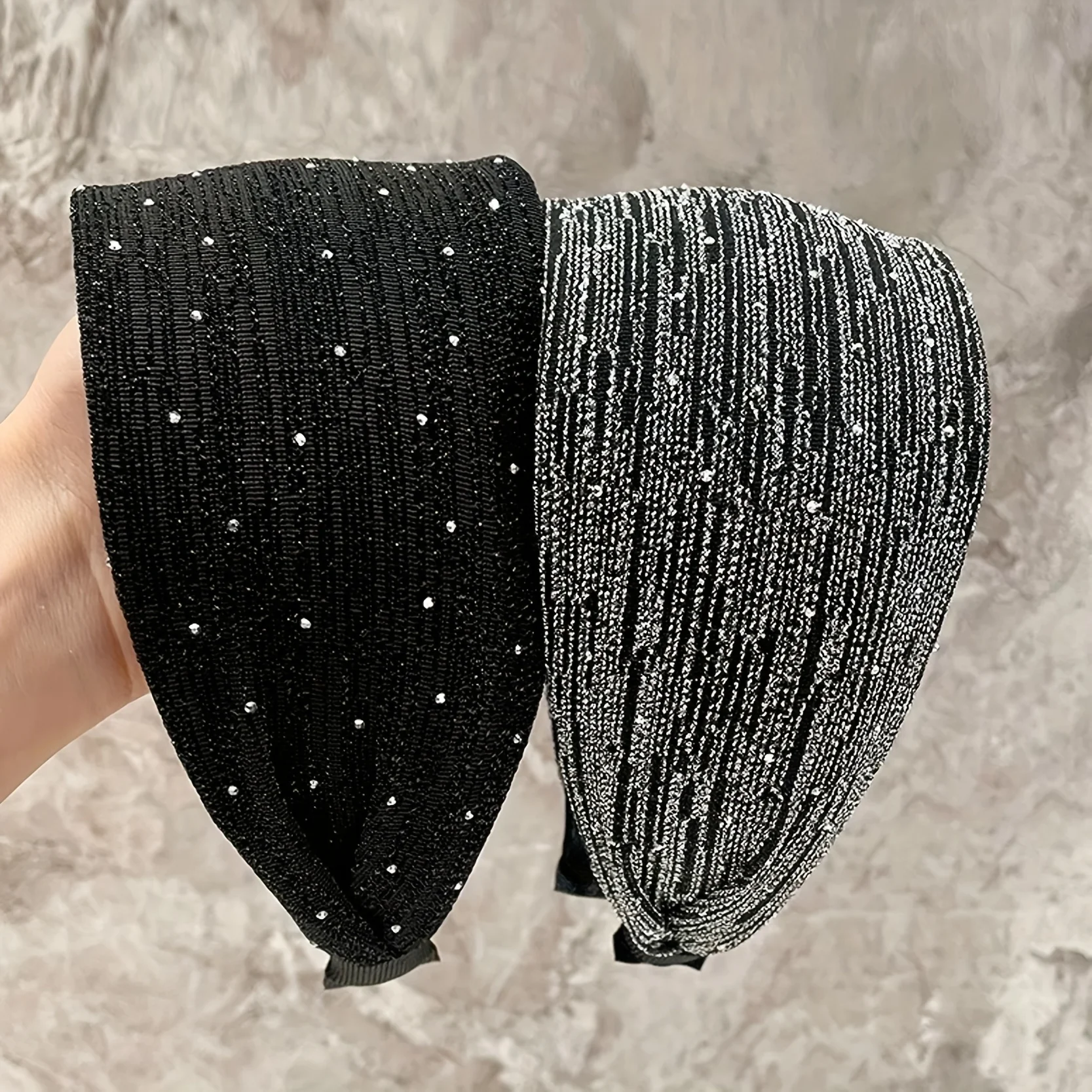 Hochkroniges Haarband, Vollmond-Stern-Haarband mit breiter Krempe, vielseitiges breites Haarband für Damen, Valentinstagsgeschenk – Detail 5