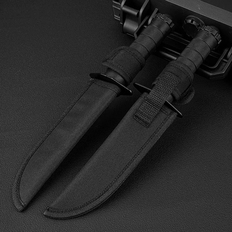 Field High hardness straight knife, fixed blade, sharp fruit knife, multi-purpose outdoor tactical knife and cutting knife