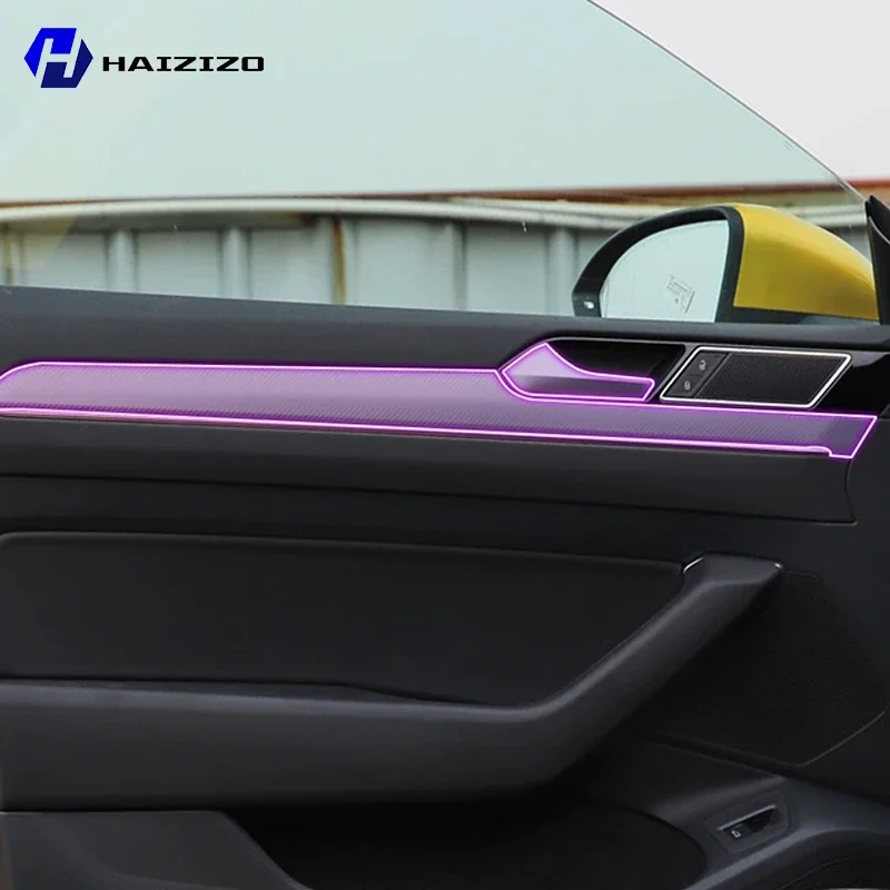 For Volkswagen Arteon 2020-2025 Car interior center console protective sticker interior decorative strip TPU protective sticker view 2