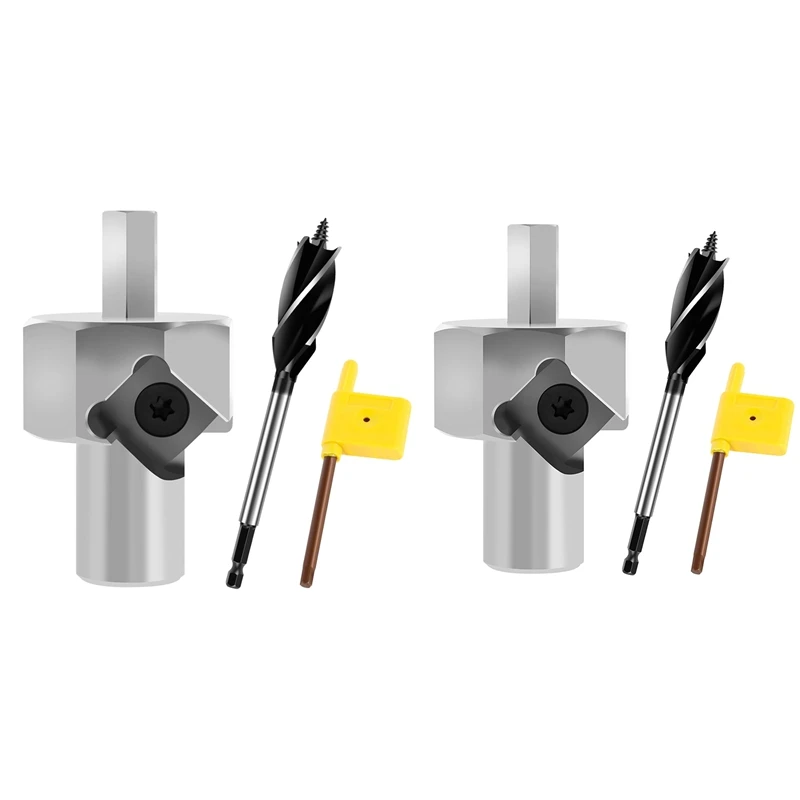 

AA46 Woodworking Bench Dog Hole Chamfer Reamer Tool, Deburring Drill Bit,For Standard Electric Drills