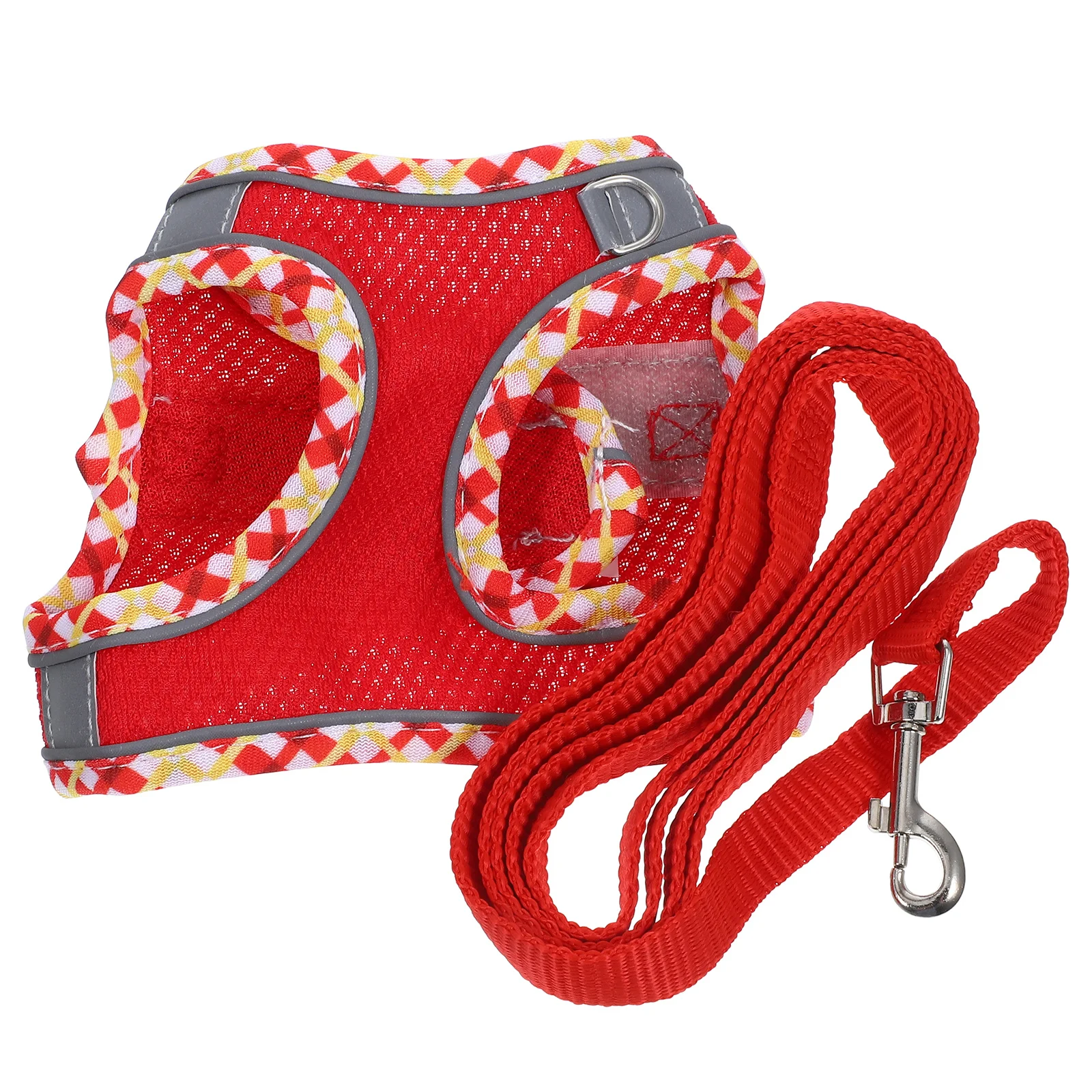 

1 set 1 Set Cat Harness Leash Adjustable Wear-Resistant Safety Vest For Outdoor Walking Portable Pet Kitten Harness Pet Supply