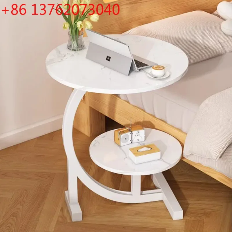 

Simple Modern Side Coffee Tables Round Clear Minimalist Marble Coffee Table Bedroom Living Room Mesa Auxiliar Furniture For Home