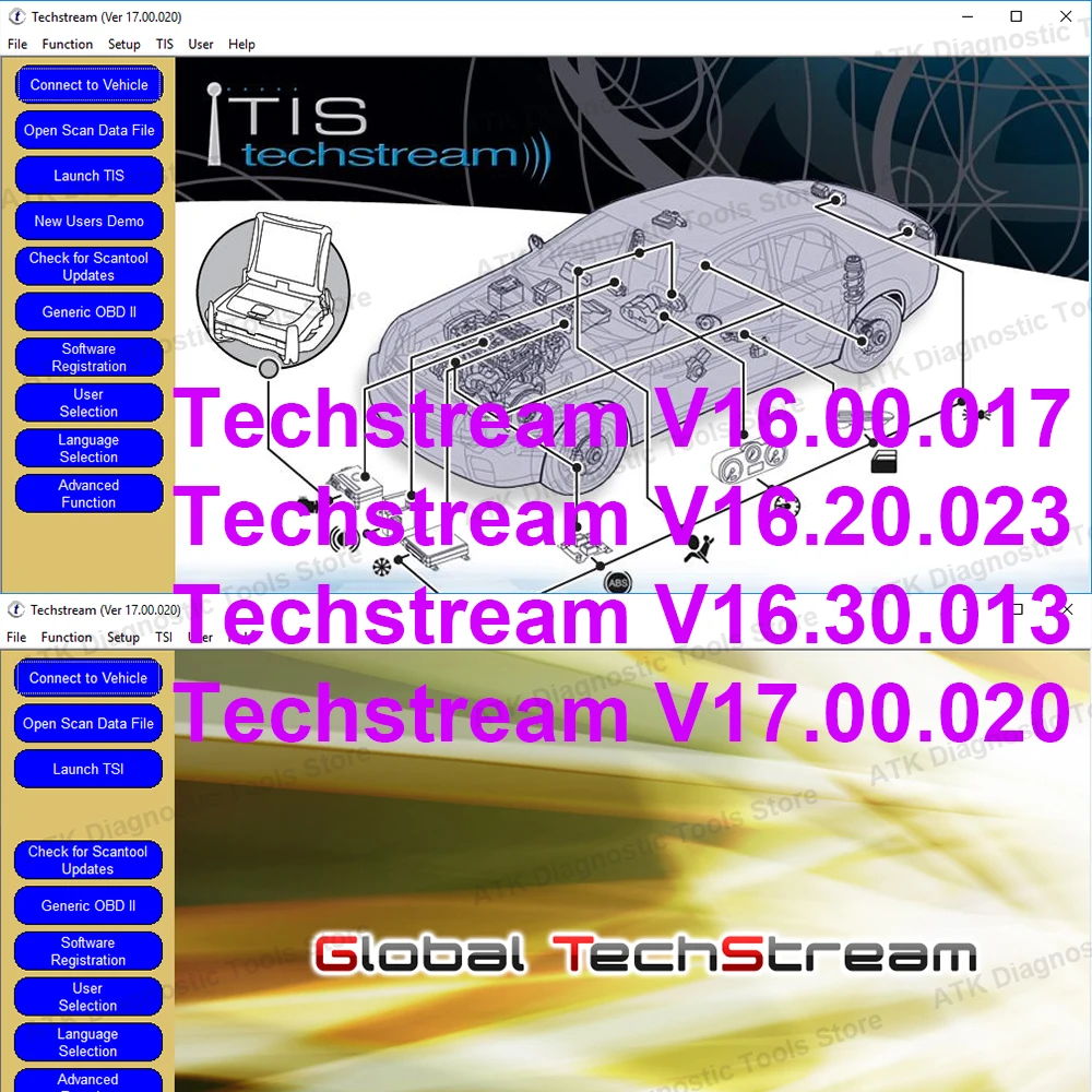 

Сканер Techstream V16.30.013 Для OTC, инструменты для ремонта автомобиля, диагностическое оборудование для программа диагностики, программное обеспечение для ремонта автомобиля