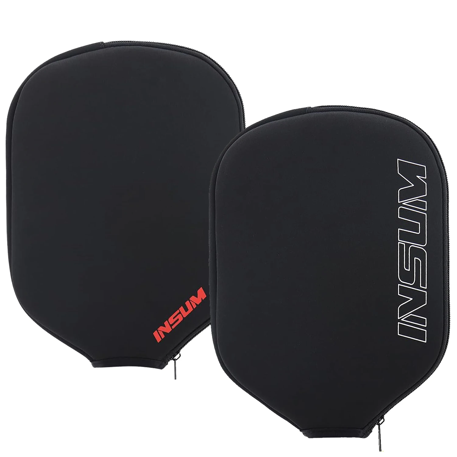 2 stuks Pickleball Paddle Covers, Universele Neopreen Paddle Cover Pickleball Racket Sleeve Paddle Opbergtas Zwart