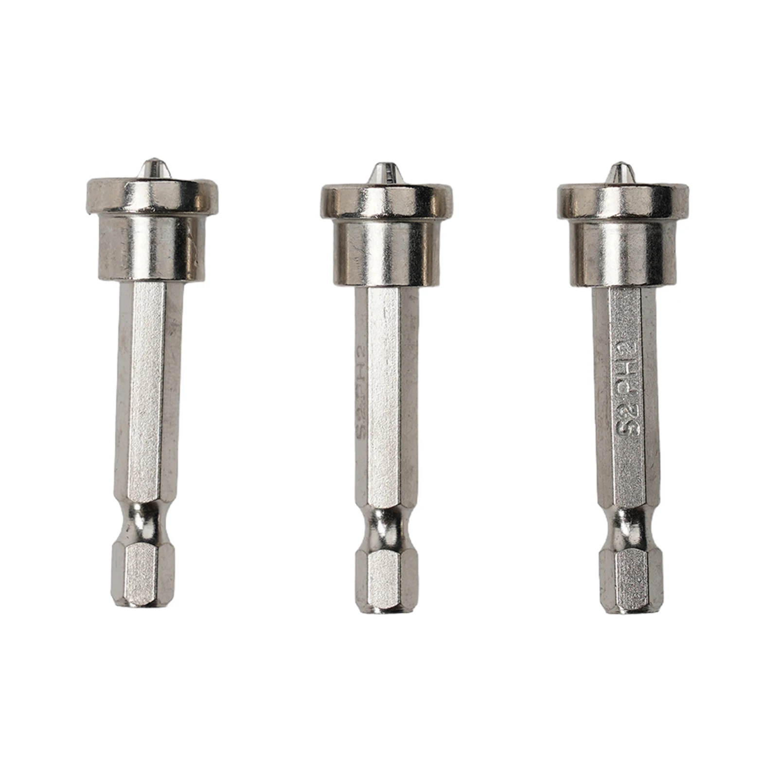 Plasterboard Drywall Bit Screwdriver Bit Drill Batch 1/4” Hex Shank 3pcs High Quality Magnetic Positioning Batch Head